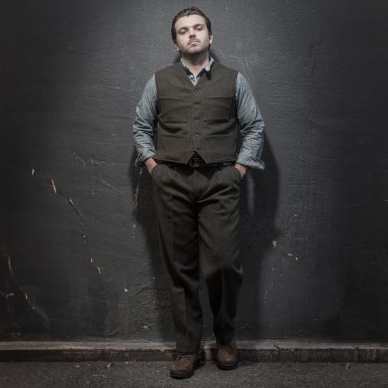 LE PANTALON MILORD - LAINE KAKI