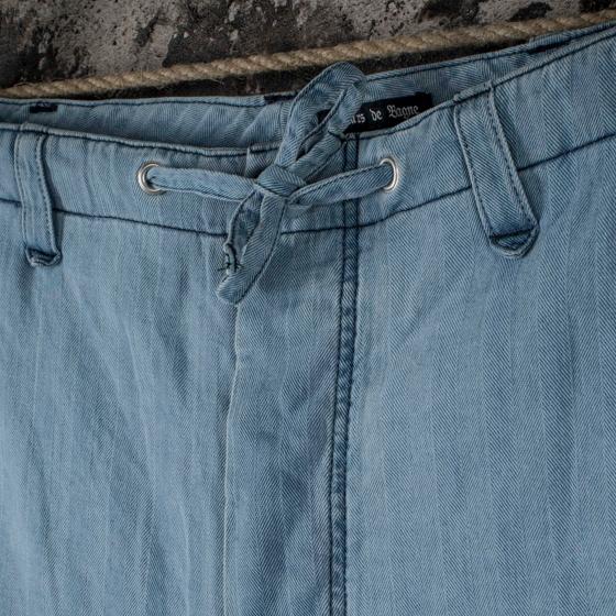 LE PANTALON "LE NERVI" INDIGO STONED