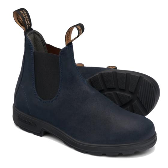 BLUNDSTONE 1912 Originals Suede Boots - Navy Wax