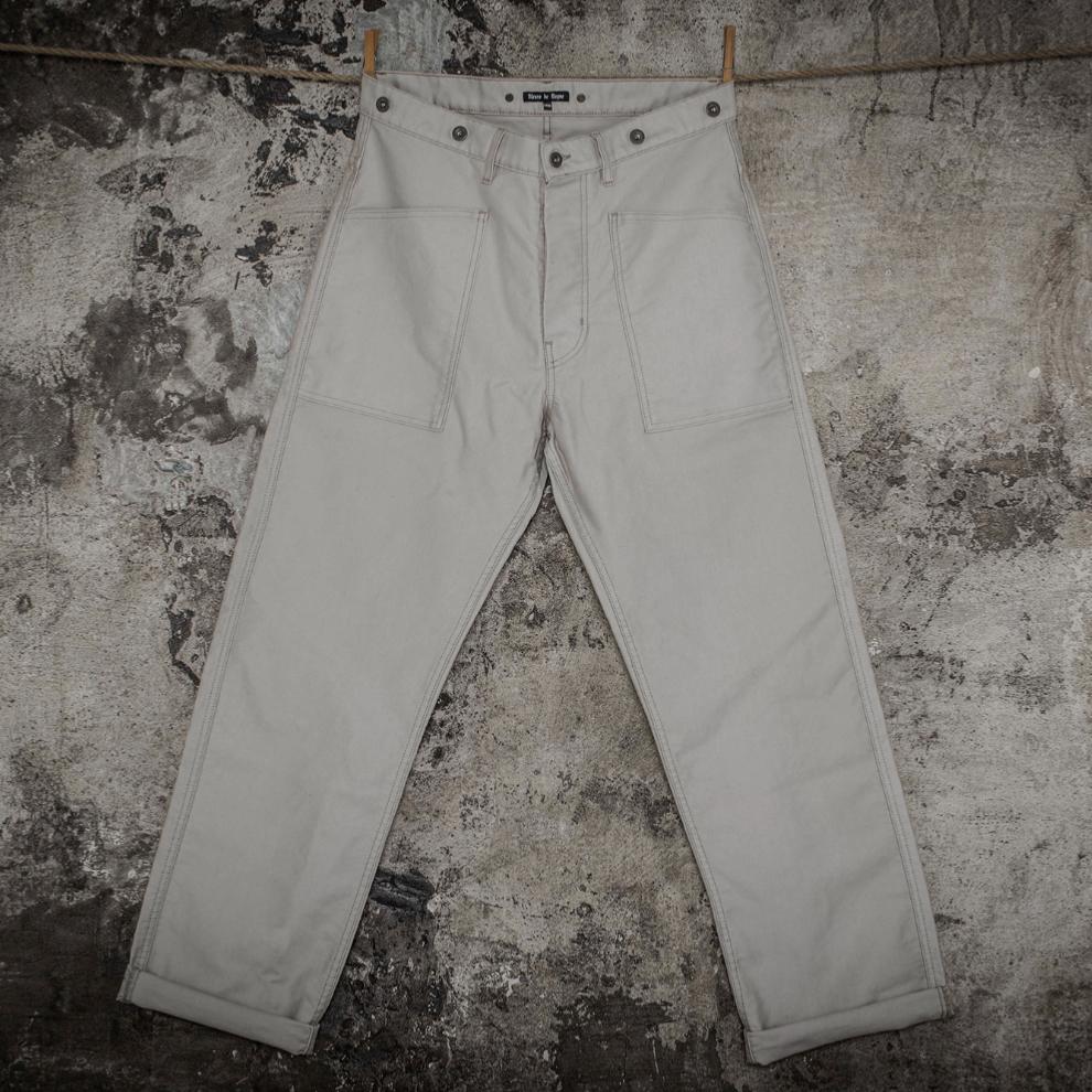 LE PANTALON "PENITENCIER" MOLESKINE CRU