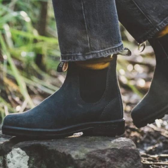 BLUNDSTONE 1912 Originals Suede Boots - Navy Wax