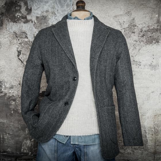 LE BLAZER "ANATOLE" HBT WOOL GREY