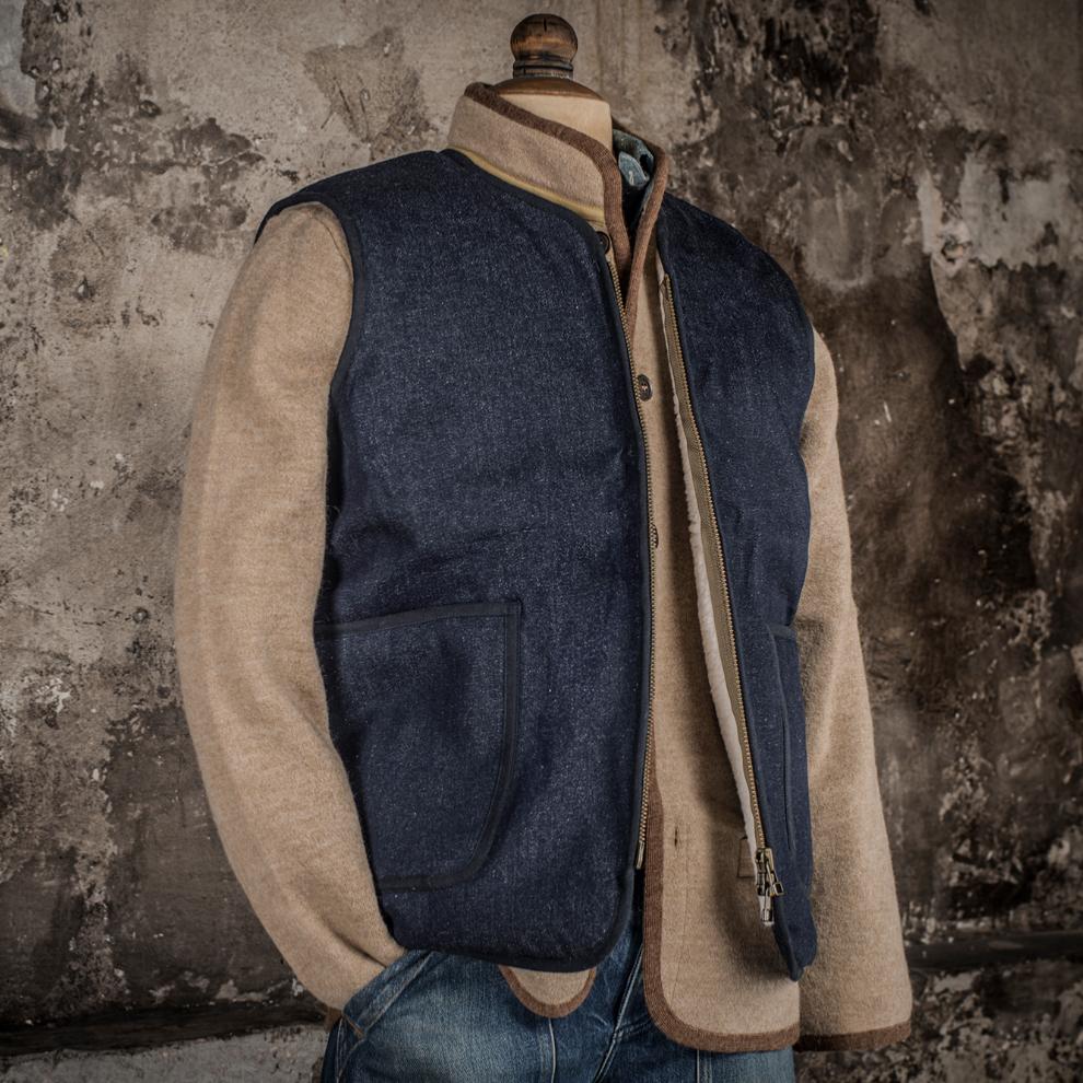 LE GILET "DISCIPLINE" DENIM