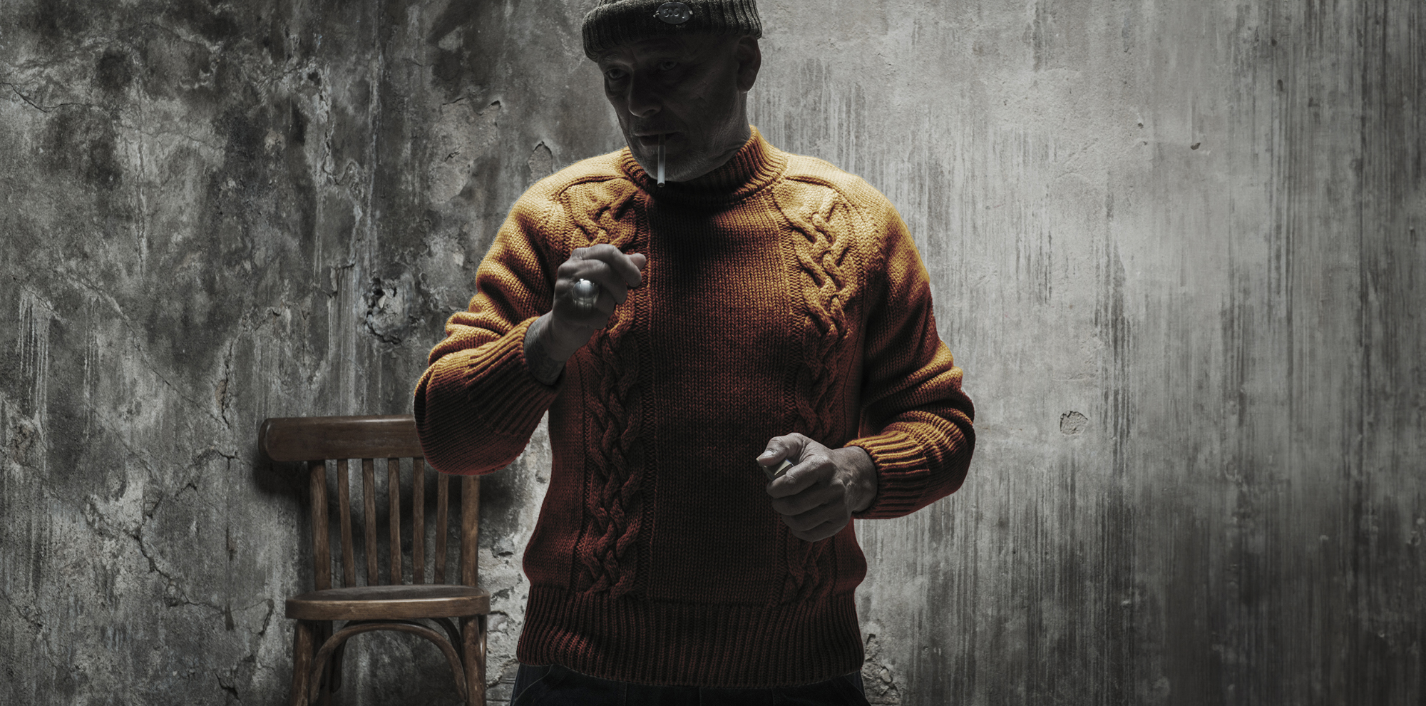 LE PULL "ORLOCK" ORANGE