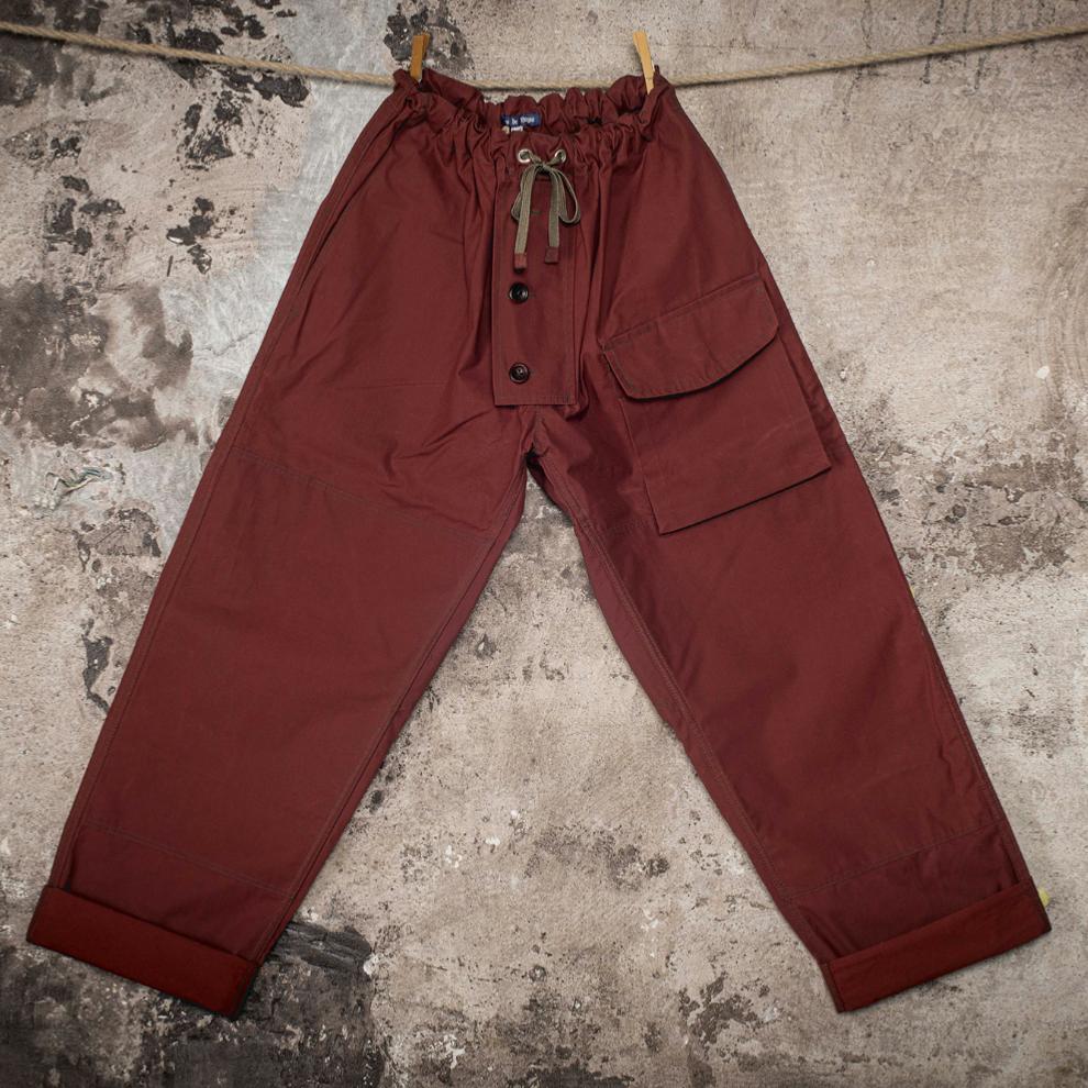 LE PANTALON "SUBMARINER" BORDEAUX