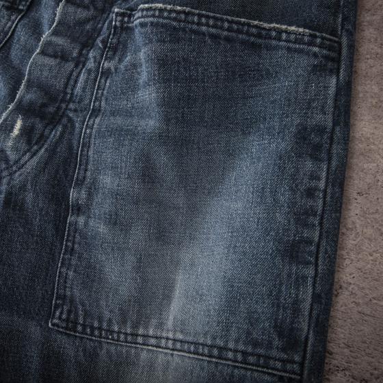 LE PANTALON "PENITENCIER" SELVEDGE USED