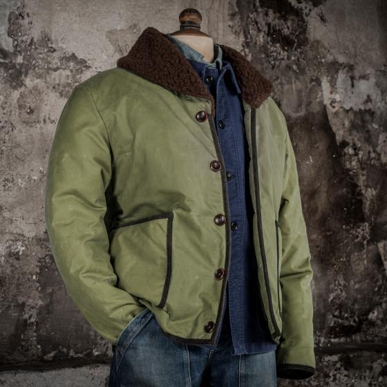 LE BLOUSON "DISCIPLINE" OLIVE