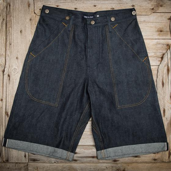 LE SHORT "DENIM CARGO SELVEDGE"