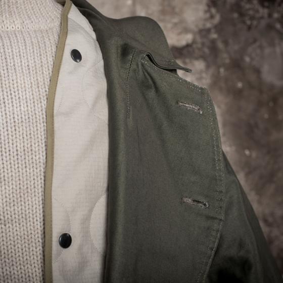 LA VESTE "MODELE M38" MOLESKINE KAKI