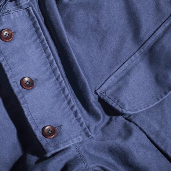 LE PANTALON SUBMARINER - STONED BLUE MOLESKINE