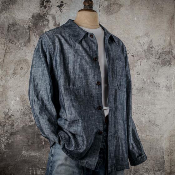 LA VESTE "LE NERVI" - CHAMBRAY