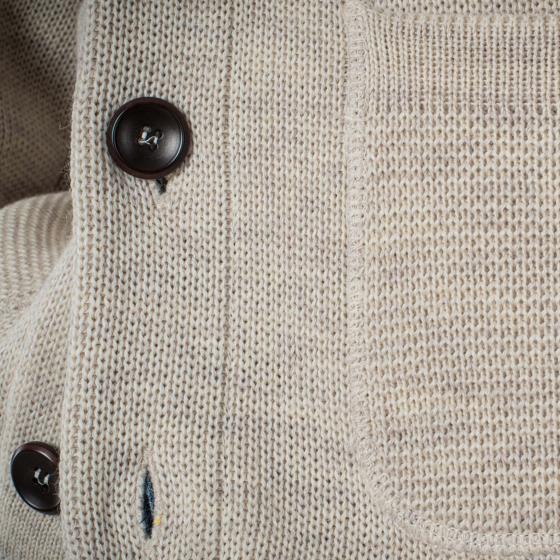 LE CARDIGAN "L'ENFANT DU MALHEUR" NATUREL