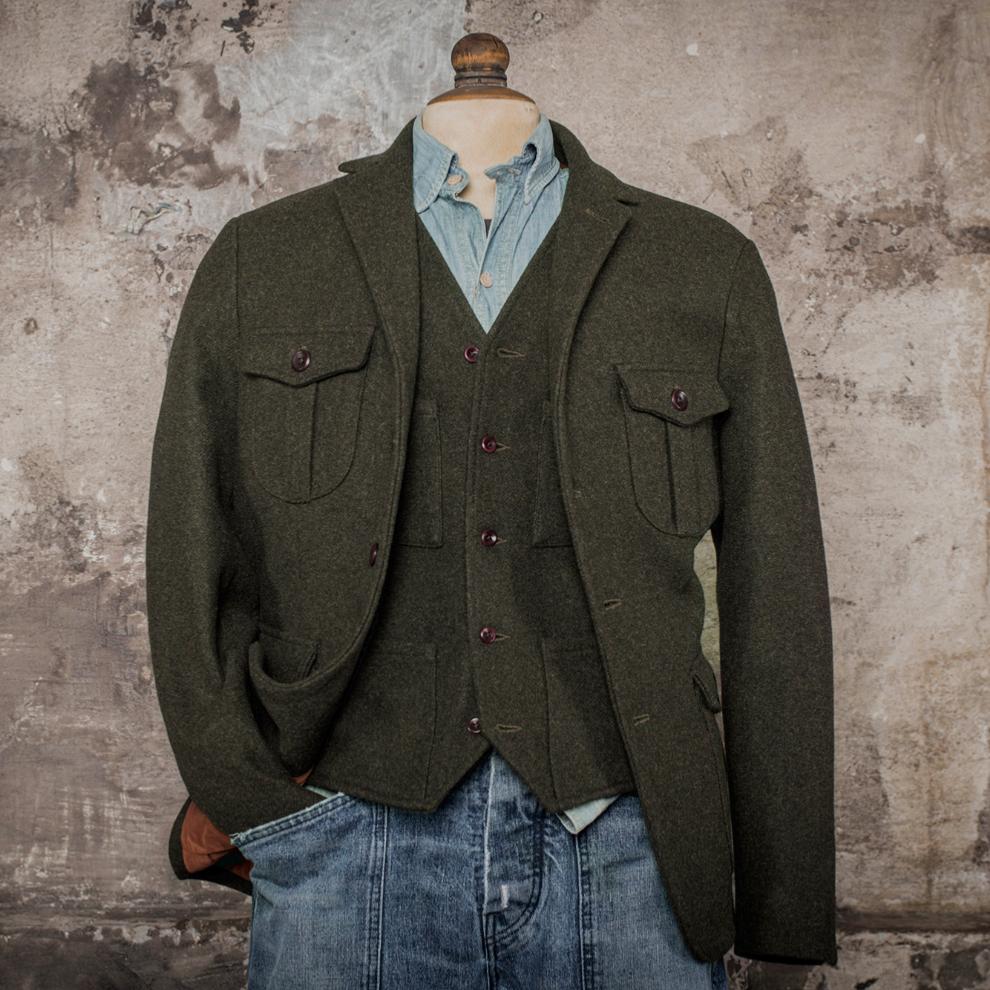 LA BLAZER "MILORD" - LAINE KAKI