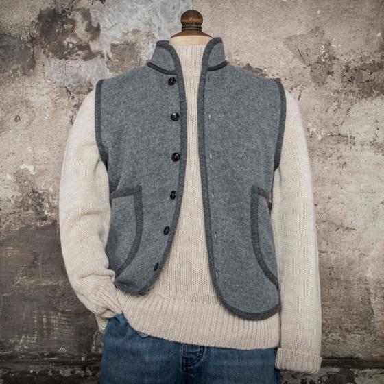 LE GILET "COL OFFICIER"