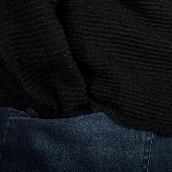 LE THERMAL HENLEY "ALBERT" - CHARCOAL