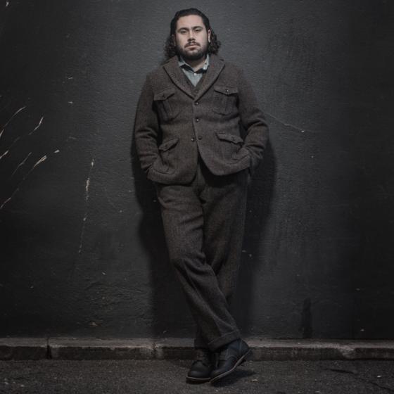 LE PANTALON MILORD - CHINÉ CHOCOLAT