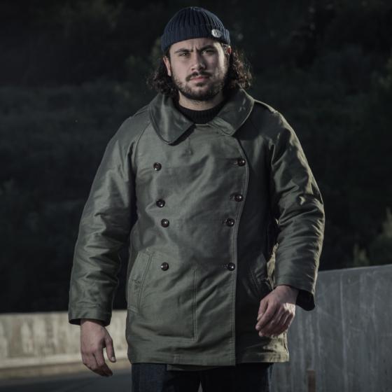 LA VESTE "MODELE M38" MOLESKINE KAKI