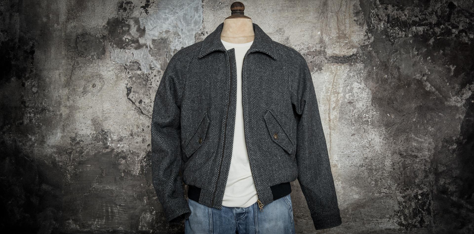 BOMBER 1970’S - HBT WOOL GREY