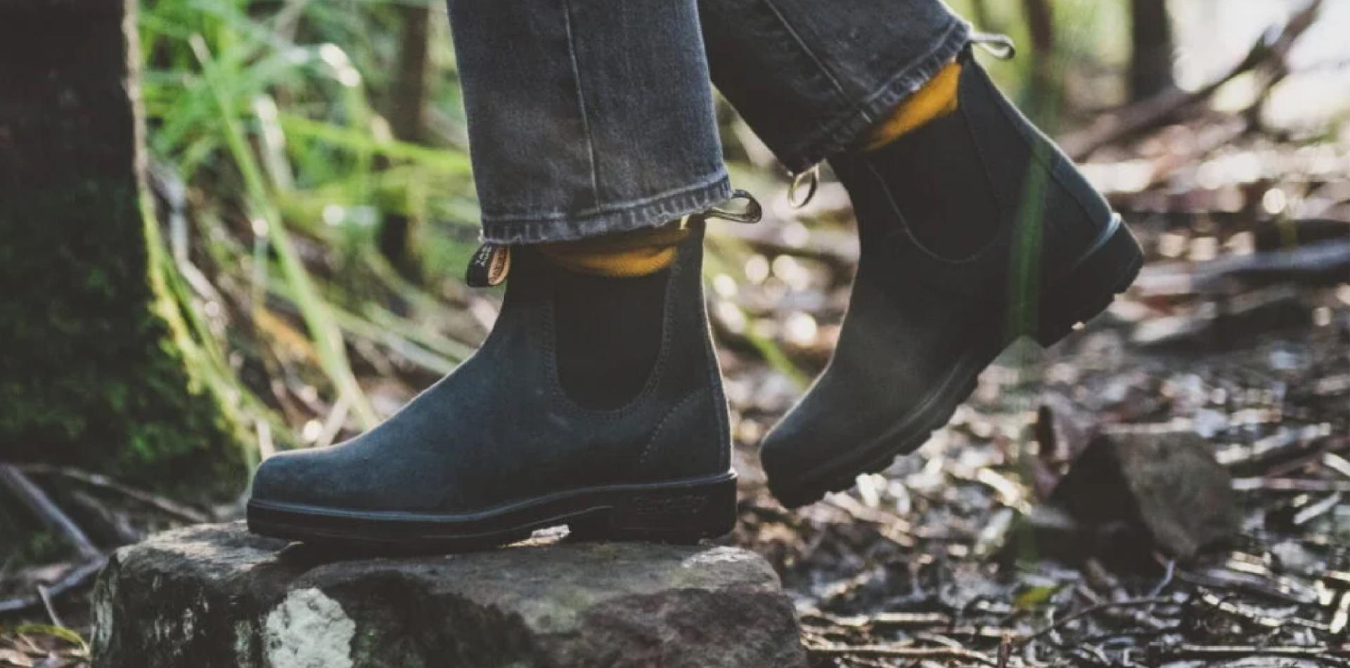 BLUNDSTONE 1912 Originals Suede Boots - Navy Wax