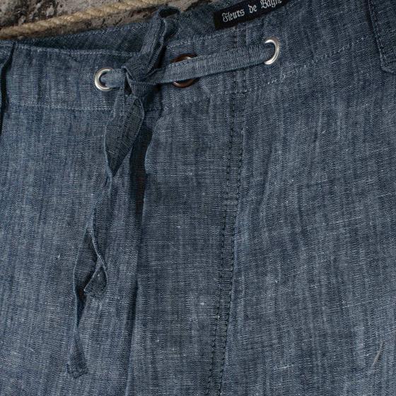 LE PANTALON "LE NERVI" CHAMBRAY