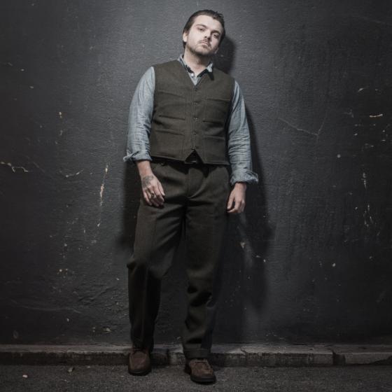 LE PANTALON MILORD - LAINE KAKI